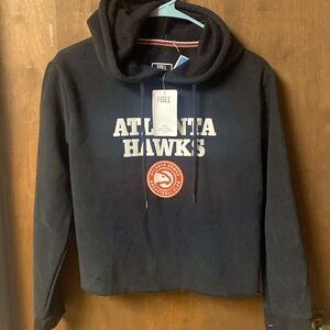 Atlanta hawks fleece lined cropped hoodie by FISLL NWT